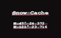 Images from the Snow Cache video